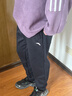 安踏男裤运动裤2026春秋季新款青少年休闲束脚长裤子男士宽松跑步卫裤 -1基础黑/单标【透气束脚裤】【90%用户选择】 L (175) 适合120-140斤 实拍图