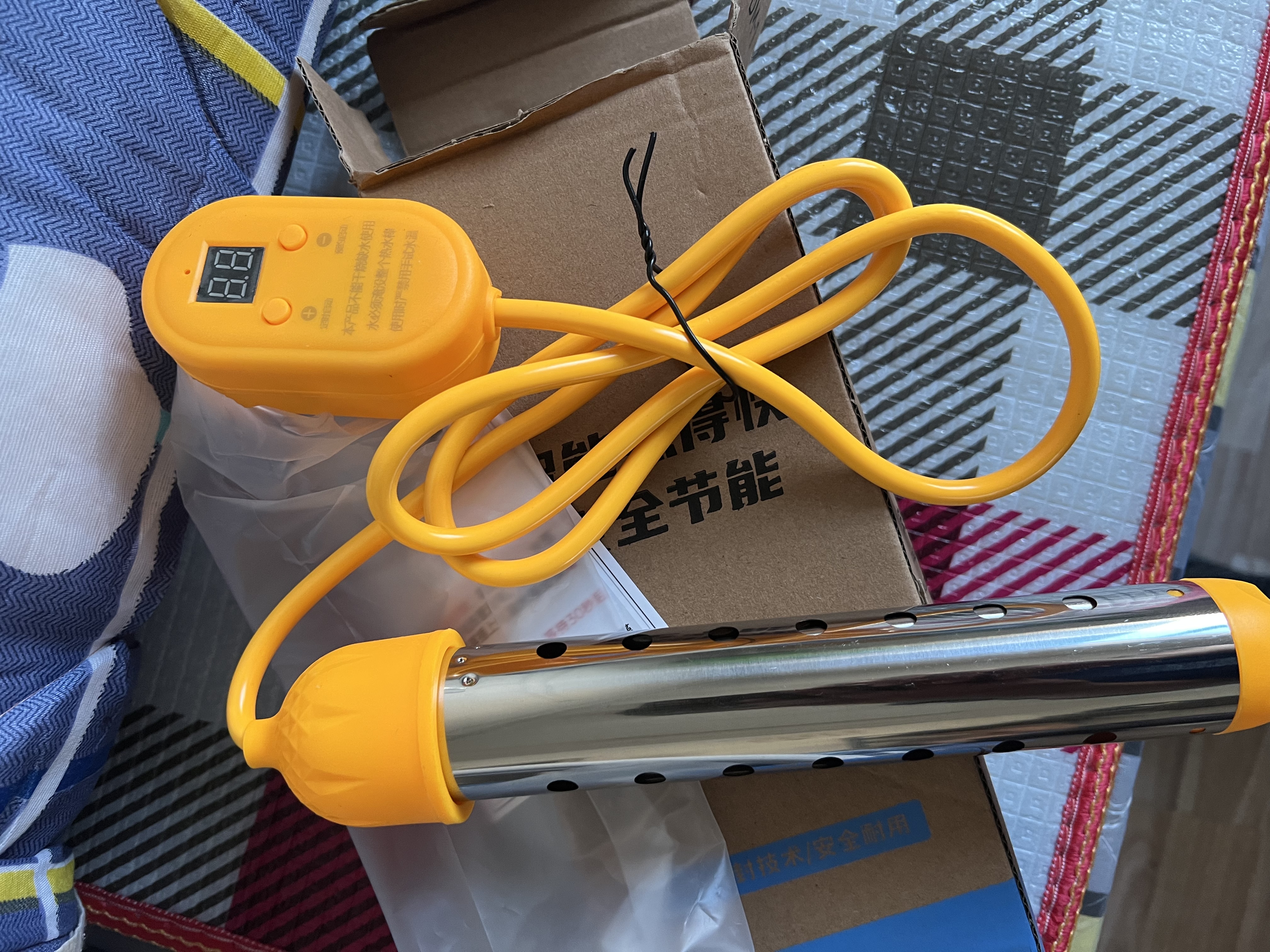 东部工品热得快烧水器电热棒烧水温控制时间自动断电3000洗澡神器大功率 实拍图