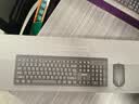 联想（Lenovo）KM210键盘鼠标套装 有线键鼠套装 全尺寸商务办公  笔记本电脑键盘台式机一体机 黑色 实拍图