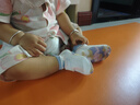 卡特兔童鞋儿童学步鞋早秋网眼鞋男童宝宝1-3岁儿童鞋女童幼儿园室内鞋 白粉-网眼 21 内长13.0cm 脚长12.0-12.5 实拍图