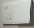 西门子（SIEMENS）开关插座面板 无边框大面板墙壁86型暗装曲率S哑光象牙白 六类电脑+电视插座 影音千兆 实拍图