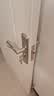 虎顿（HOTUN）木门锁卧室门锁室内门锁可调节尺寸通用门锁免改孔门锁KTS02-M125 实拍图