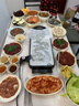 新厨夫升级版麦饭石电火锅烤肉一体多功能锅商用无烟烤串机电烧烤炉家用烤肉锅电烤盘不粘烤肉盘电烤蒸锅 【焕新升级任意组合】 可分离鸳鸯 2层 实拍图
