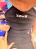 洲克（ZOKE）女童专业训练连体平角竞速运动度假游泳衣125504440黑玫蓝三角18 实拍图