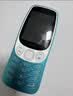 诺基亚（NOKIA）3210 4G 移动联通电信广电全网通 2.4英寸双卡双待 直板按键学生功能机备用手机 蓝色 实拍图