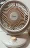 美的（Midea）【小型风扇】轻音台式桌面空气循环扇家用柔风电风扇宿舍好物办公迷你台扇落地扇空调伴侣 GAF18AD 实拍图