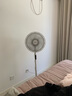 美的（Midea）【飓风节能】七叶柔风立式电风扇/家用轻音落地扇/台式小型风扇/大风力遥控定时摇头风扇 SAH35BSJ 实拍图
