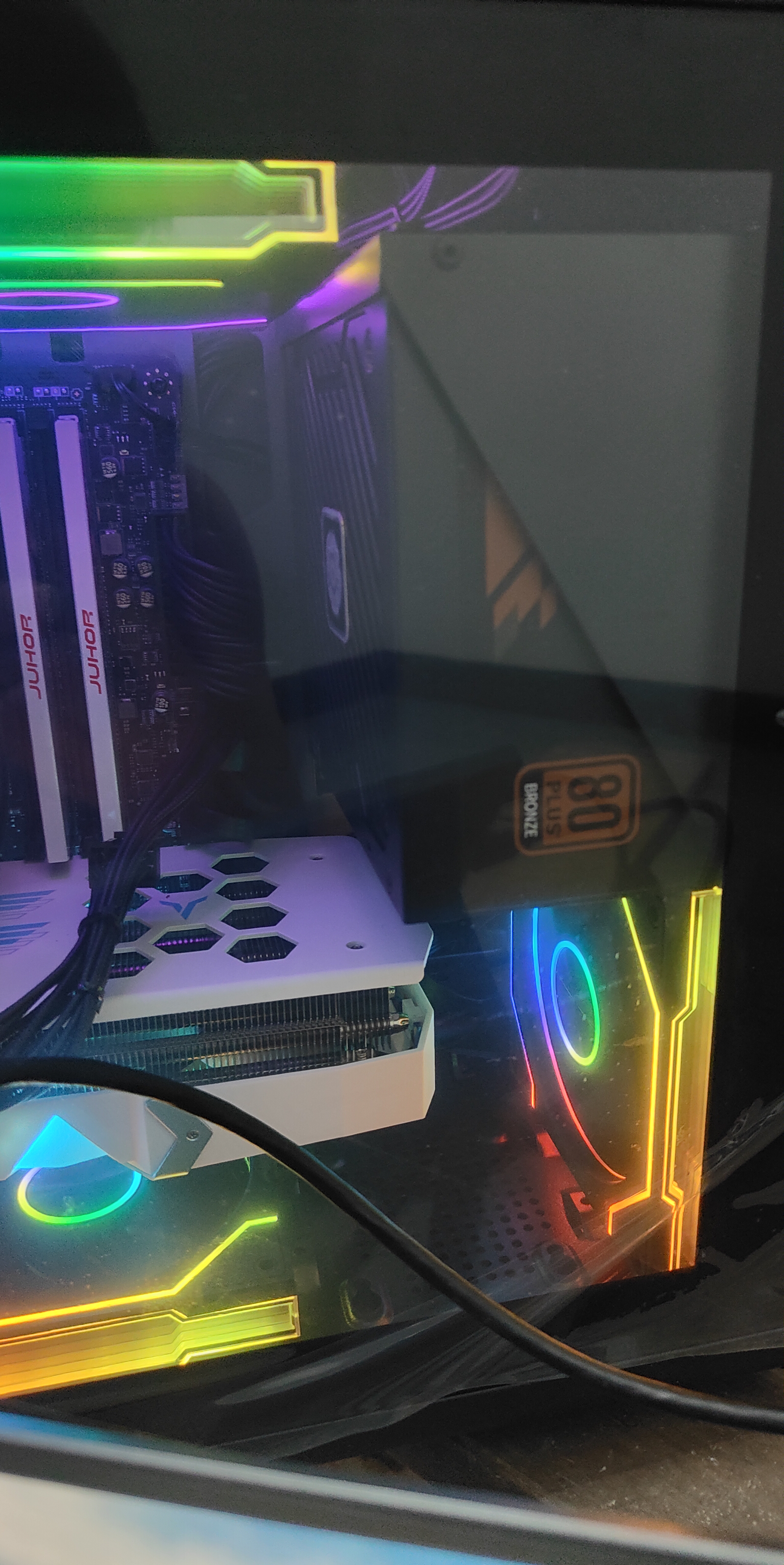 JUHOR(玖合) DDR4内存3200/3600/4000高频台式内存条 海力士颗粒 星舞 16G 3200 海力士C16 实拍图