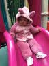 婴儿毛毛衣家居服男童女童睡衣秋季冬装新款卡通小童幼儿宝宝套装 蓝色 90cm 实拍图
