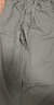 优衣库麻混纺舒适九分裤男装/休闲裤宽松版型26春夏新款482258 56 橄榄色 M 实拍图
