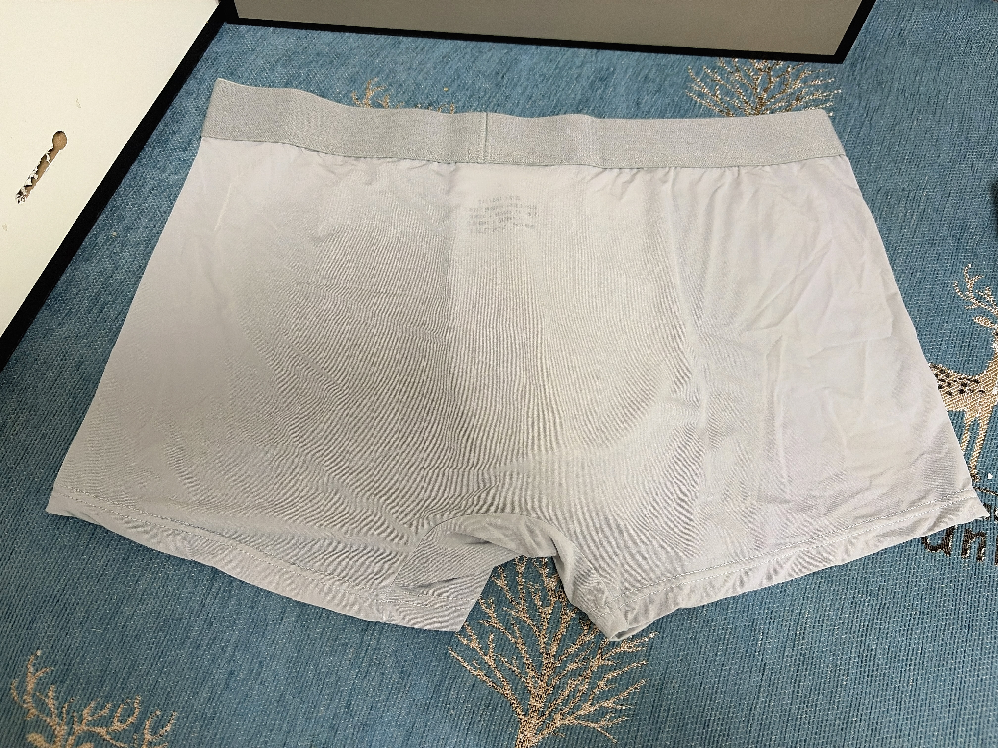 浪莎【2026新款+凉感透气】男士内裤男冰丝平角裤透气大码短裤 4条 实拍图