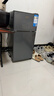 奥克斯小冰箱家用小型迷你冷藏冷冻两用出租房宿舍用节能省电寝室办公室电冰箱 【净化去味】146灰色【高效保鲜 铜管速冷】30L 实拍图