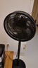 美的（Midea）【超级单品】七叶轻音立式电风扇家用柔风落地扇台式桌面小型风扇大风量节能摇头宿舍电扇 SAF30AB 实拍图