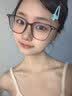 蔡司（ZEISS）镜片冷茶色眼镜超轻钛架防蓝光眼睛镜框女男款近视镜架可配度数 实拍图
