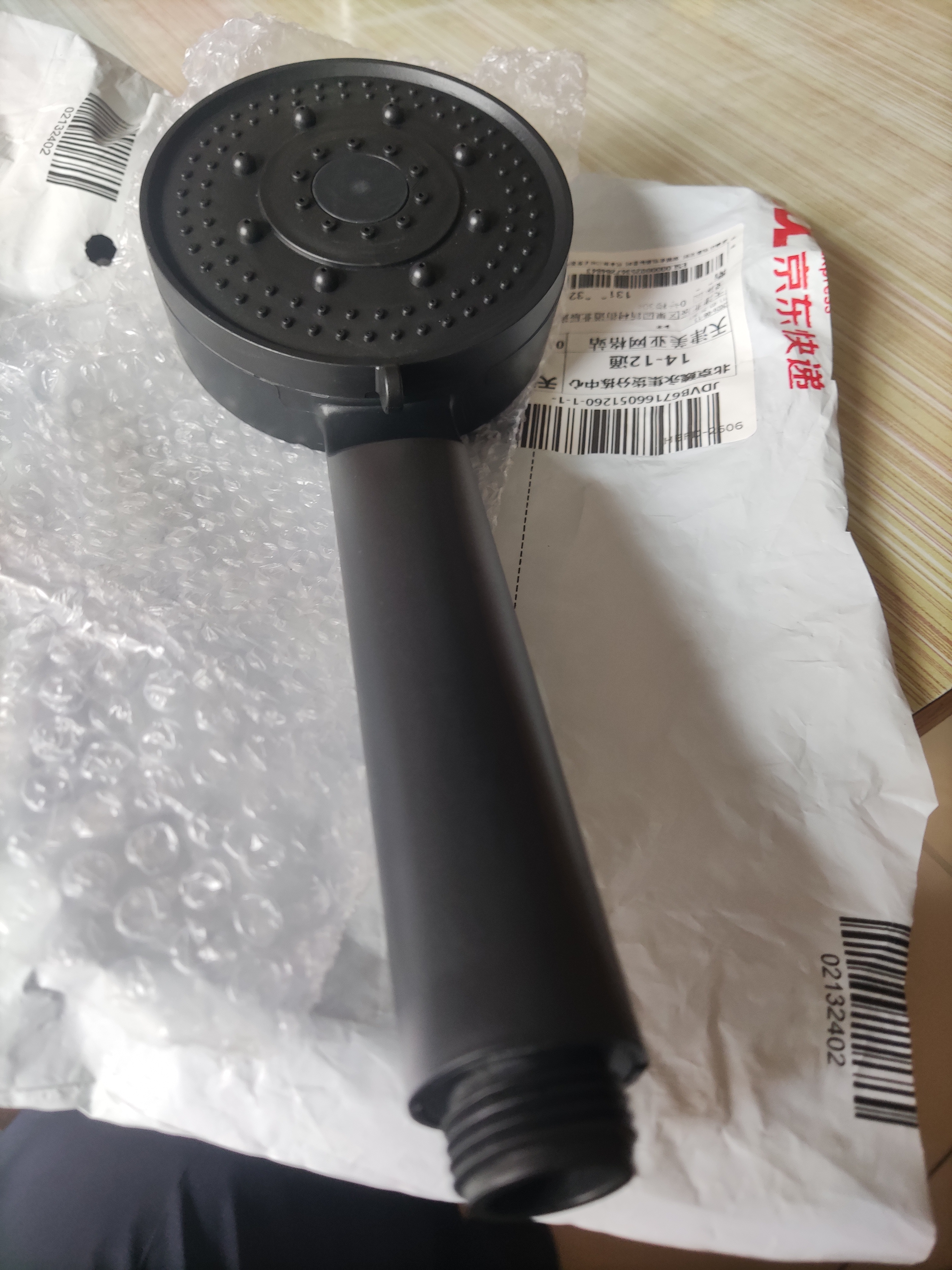 【热卖千万】增压花洒喷头黑武士魔幻五档淋浴花晒头淋雨喷淋花酒 黑武士花洒 实拍图