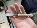 得力（deli）【开学必备】颐和园直液式走珠笔 0.5mm全针管速干学生中性笔直液笔签字笔 黑色4支/盒SF159 实拍图