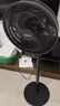 美的（Midea）【超级单品】七叶轻音立式电风扇家用柔风落地扇台式桌面小型风扇大风量节能摇头宿舍电扇 SAF30AB 实拍图