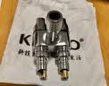 科固（KEGOO）洗衣机水龙头一进二出双头分水器角阀4分螺纹专用自动止水阀K6086 实拍图
