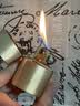 ZIPPO打火机之宝防风煤油 盔甲拉丝黄铜 生日礼物送男友送老公 单机 实拍图