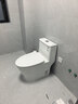 九牧（JOMOO）马桶 家用虹吸式马桶大冲力节水坐便器 防臭瞬冲 易洁抗菌马桶 行业爆款-升级无棱内壁11370-400坑 实拍图