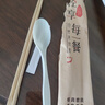 特美居（temeiju）一次性筷子套装高档四件套牛皮纸筷勺四合一独立装外卖餐具150套 实拍图