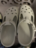卡骆驰（CROCS）经典玛丽珍芭蕾洞洞鞋|210581 亚麻色   36 /37(220mm) 实拍图