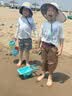 Kocotreekk树儿童防晒帽防紫外线小孩披风帽大檐遮阳帽夏季户外海滩 实拍图