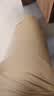 马登工装亚麻老钱风卡其色贝克裤薄款垂感莱赛尔天丝休闲直筒长裤男夏 卡其色 【男式亚麻休闲/麻料男裤/人夫感穿搭/淡人高知】 XL （宽松偏大） 实拍图