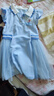 迪士尼艾爱莎公主连衣裙女童裙子夏季2026新款洋气儿童衣服小女孩夏装 实拍图