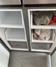 华凌美的出品426十字双开门冰箱超薄风冷无霜一级能效双变频对开多门四门京东自营HR-426WSP国家补贴 实拍图