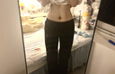 迪卡侬运动裤女休闲直筒宽松显瘦瑜伽神裤吸湿排汗长裤黑色M-2455336 实拍图
