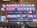 TITANNATION泰坦国度兔子洞键帽原厂侧透键帽PBT洞洞兔PC透明黑粉套装大全套 兔子洞键帽-核动力高度（L型透光） 无规格 实拍图
