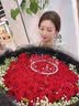 来一客七夕情人节鲜花速递99朵红玫瑰花束礼物表白送女友全国同城配送 99朵红玫瑰女神款 实拍图