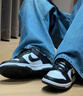 耐克NIKE男休闲板鞋 DUNK 运动鞋DD1391-100白黑44 实拍图