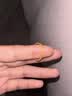 周六福黄金戒指女硬金三生三世足金素圈指环 定价单个 光面13号-0.85g 实拍图