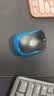 罗技（Logitech）M185鼠标 无线鼠标 办公鼠标 对称鼠标 黑色蓝边 带无线2.4G接收器 实拍图