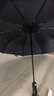 天堂伞 全自动雨伞三折 10骨加固一键开收易甩干简约商务自动伞 乌木黑 实拍图