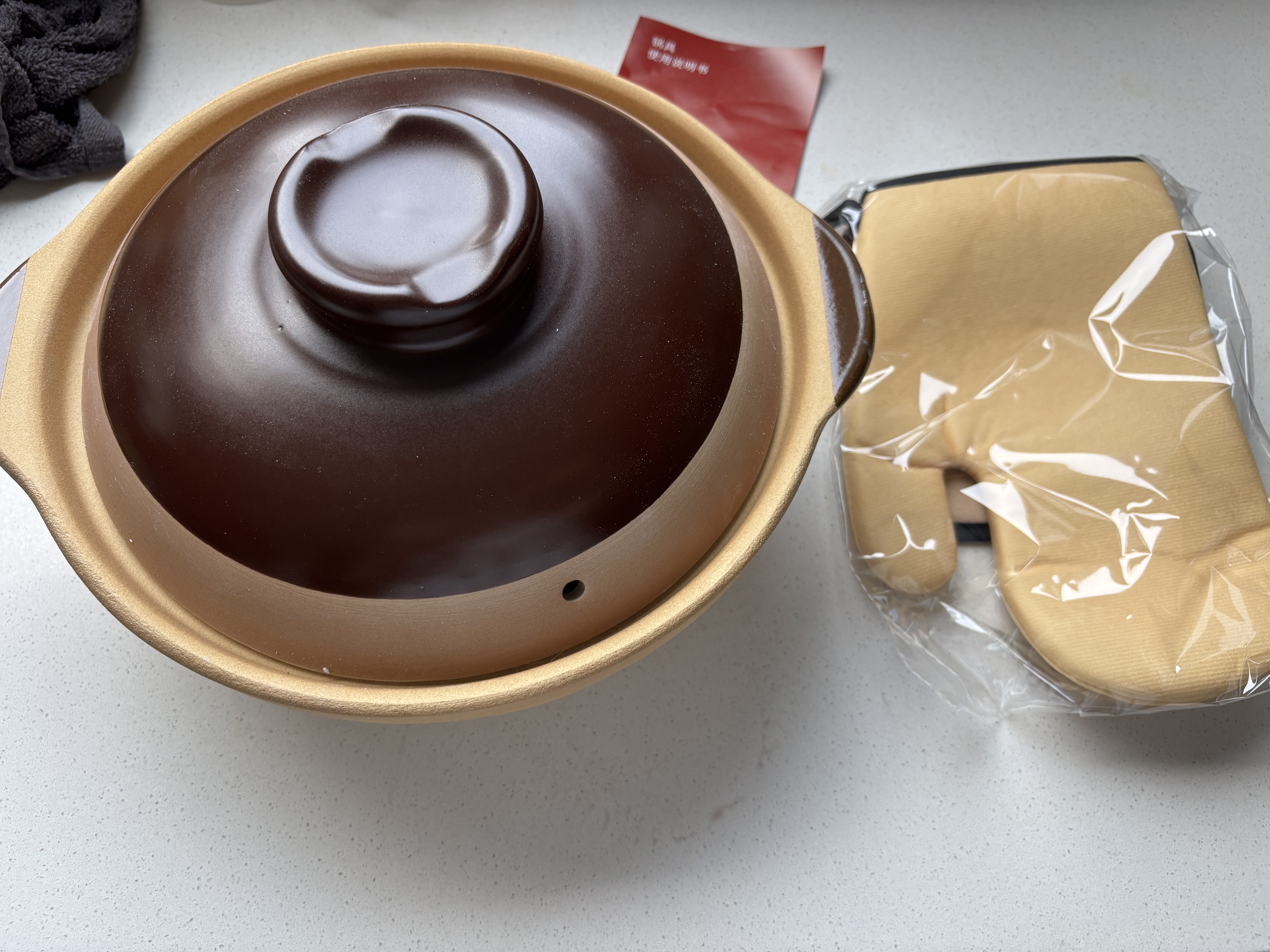 京东京造 砂锅 焖烧煲陶土沙锅焖煮煲仔饭鸡公煲耐高温明火燃气灶通用3.2L 实拍图