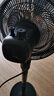 美的（Midea）【超级单品】七叶轻音立式电风扇家用柔风落地扇台式桌面小型风扇大风量节能摇头宿舍电扇 SAF30AB 实拍图