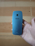 诺基亚（NOKIA）3210 4G 移动联通电信广电全网通 2.4英寸双卡双待 直板按键学生功能机备用手机 蓝色 实拍图