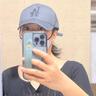 MLB官方男女帽子新款棒球帽休闲刺绣遮阳帽硬顶鸭舌帽礼物 洛杉矶道奇队/黑色 均码 F 实拍图