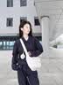 viney斜挎包包女包帆布包品牌饺子包单肩生日礼物高级感送女友老婆 【奶白】高档通勤洋气大包 实拍图