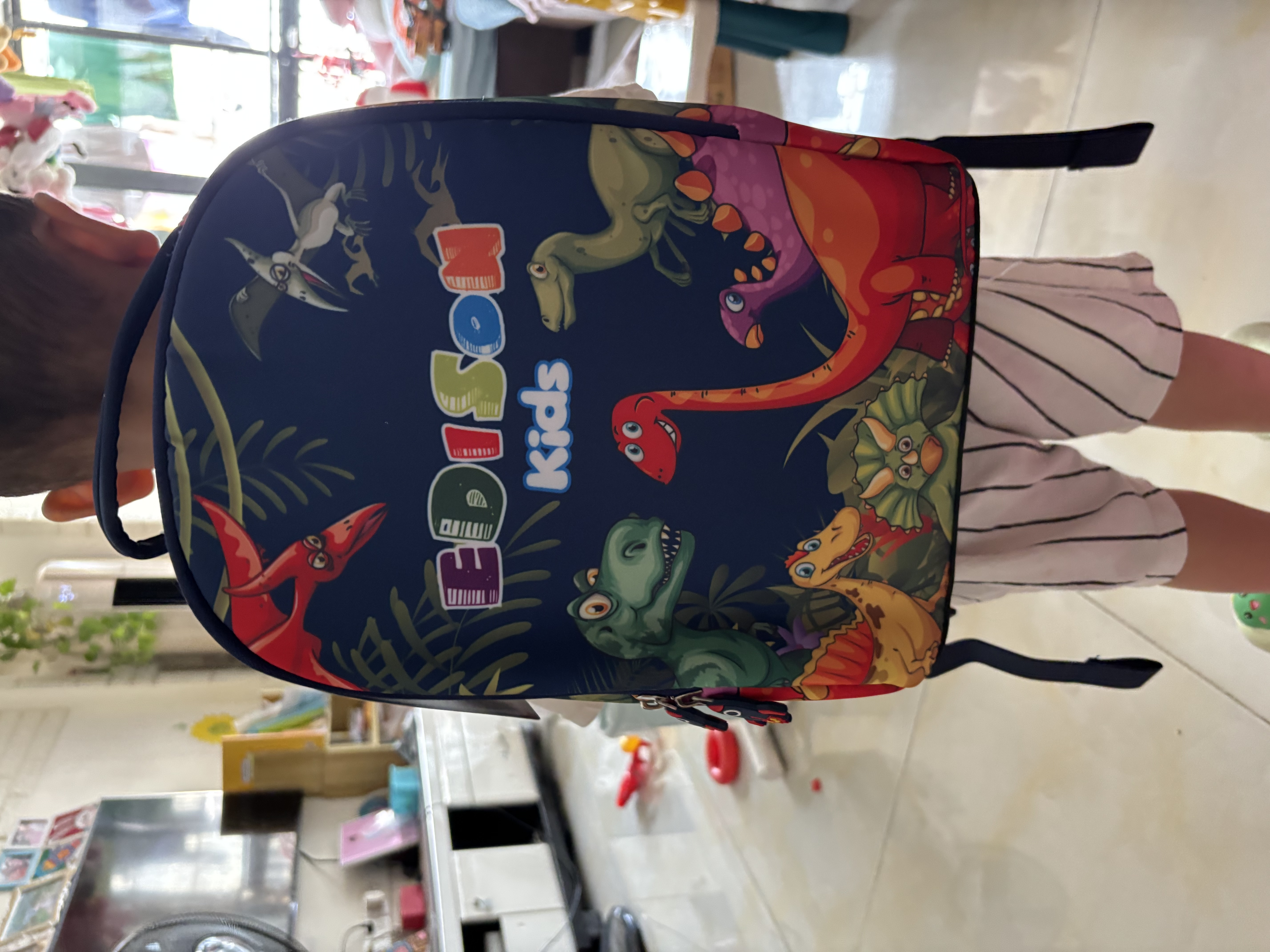Edison爱迪生幼儿园书包学前班户外轻便出游儿童小学生研学小背包6001-3 实拍图
