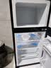 志高（CHIGO）小冰箱迷你小型家用冷藏冷冻两用宿舍出租房用双门办公室电冰箱节能省电 【一级能效】98L灰色【全国联保丨节能省电】 实拍图