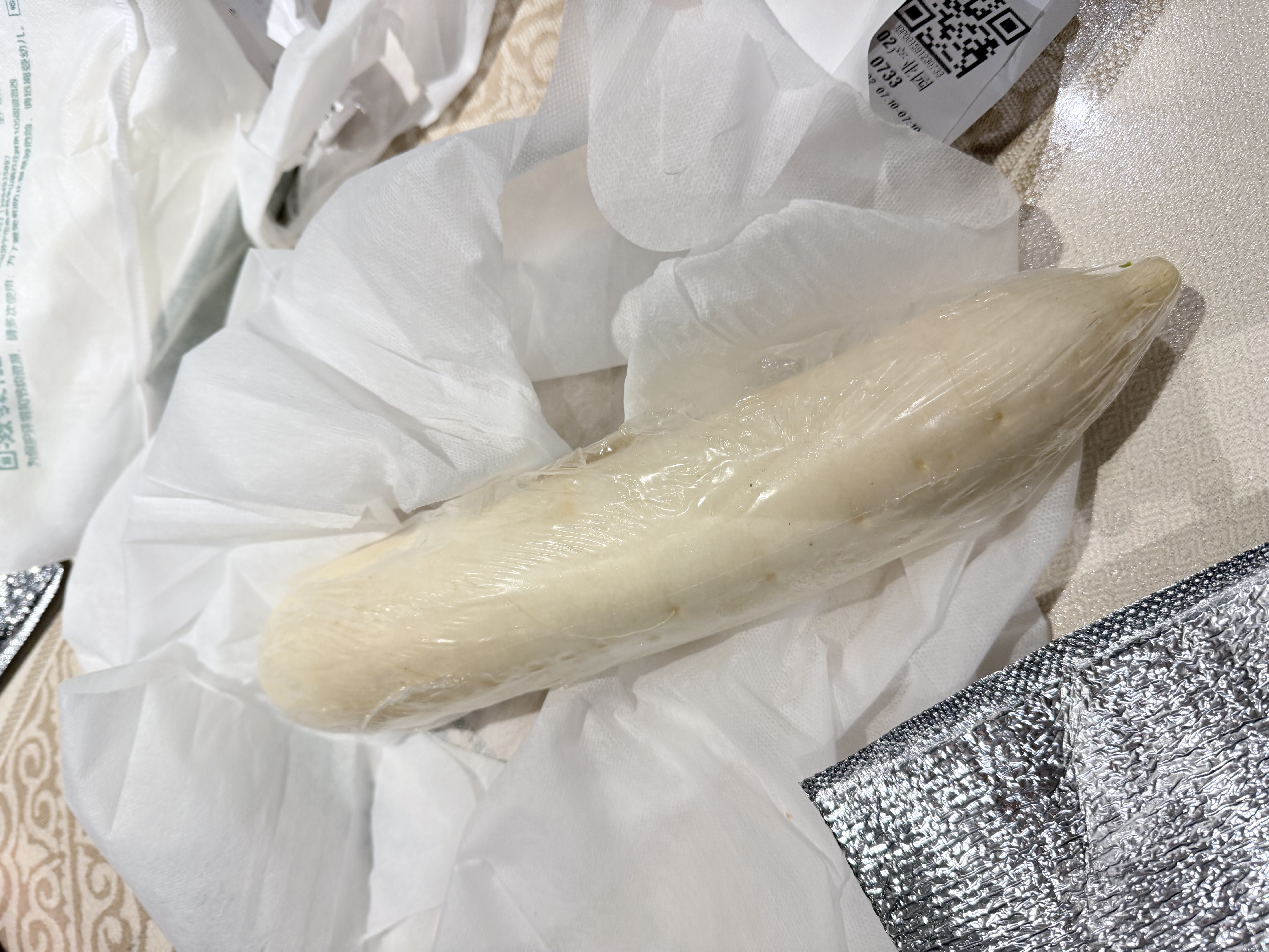白萝卜约1kg 实拍图