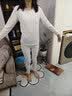 猫人【鹅绒天丝】2026新品保暖内衣女德绒发热加厚秋衣秋裤套装打底衫 实拍图