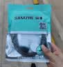 山泽USB2.0延长线2米 公对母 AM/AF 高速传输数据连接线 U盘鼠标键盘读卡器加长线  透明黑UK-H20 实拍图