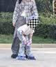 361°儿童轮滑鞋初学者中小学男童女童溜冰鞋闪光轮旱冰鞋套装 紫色S码 实拍图