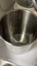 美的（Midea）电热水壶烧水壶1.7L304不锈钢0涂层双层隔热自动断电1500W养生冲奶2026新款 MK-SH17M130 实拍图