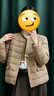 艾莱依复古大翻领羽绒服女2026冬季新款时尚气质收腰休闲显瘦短款外套潮 榆木色 S 155/80A 晒单实拍图